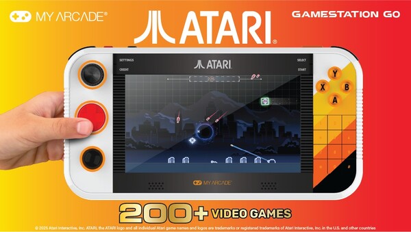 La Atari Gamestation Go iluminará los mejores controles necesarios para jugar a un juego. (Fuente de la imagen: My Arcade)