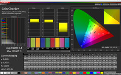 CalMAN - precisión de color (estándar, sRGB)