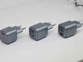 Tres nuevos cargadores de 100 W que cuentan con uno, dos o tres puertos USB.