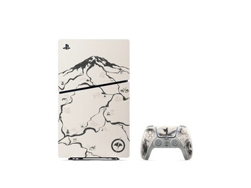El paquete y el mando de PS5 Edición Limitada Fantasma Negro de Yotei estarán disponibles exclusivamente en PS Direct. (Fuente de la imagen: PlayStation)
