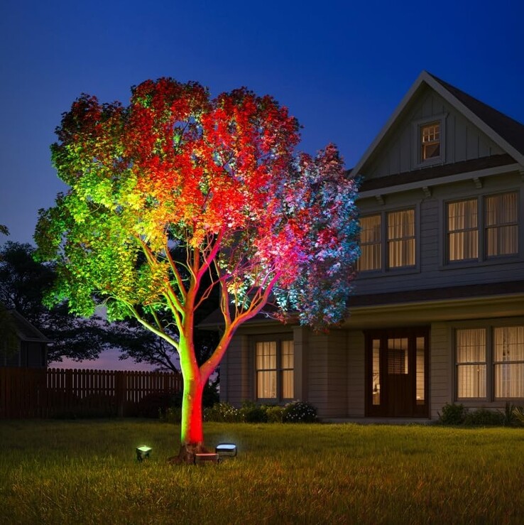 Las luces Govee para árboles de exterior. (Fuente de la imagen: Amazon)