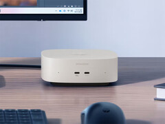 La variante UFS cuesta actualmente 499,99 dólares. En la imagen: una imagen promocional que muestra la parte frontal del mini PC.