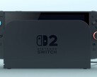 La Nintendo Switch 2 acoplada. (Fuente de la imagen: Nintendo)