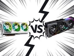 Hardware Unboxed utilizó la ASRock Steel Legend RX 9070 y la MSI Vanguard RTX 5070 para la comparación. (Fuente de la imagen: ASRock, MSI, Pixabay, editado)