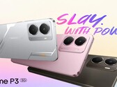 El Realme P3 5G viene en combinaciones de colores Plata espacial, Gris cometa y Rosa nebulosa (Fuente de la imagen: Realme)