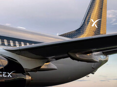 SpaceX ofrece el servicio Starlink Aviation para Internet en vuelo. (Fuente de la imagen: SpaceX)