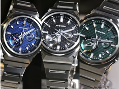 De izquierda a derecha (en la imagen): los relojes Casio G-Shock GST-B1000D-2A, GST-B1000D-1A y GST-B1000D-3A. (Fuente de la imagen: @geesgshock en Instagram - editado)