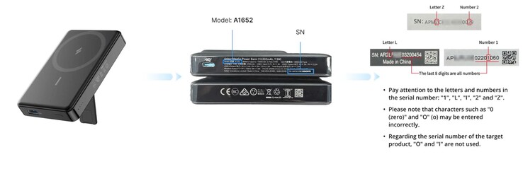 El Anker MagGo Power Bank 10K (A1652) está afectado. (Fuente de la imagen: Anker)
