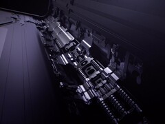 Primer plano del mecanismo de bisagra plegable del OPPO Find N5 utilizado para ilustrar un diseño de bisagra similar al del próximo iPhone plegable Apple (Fuente de la imagen: Oppo)