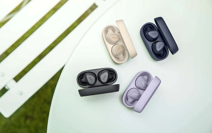Los auriculares Elite 7 Pro (arriba) y 3 TWS (abajo) están disponibles en diferentes colores. (Fuente: Jabra)