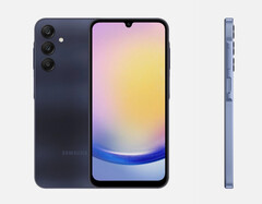 El Samsung Galaxy A25 en uno de sus tres colores de lanzamiento. (Fuente de la imagen: WinFuture &amp;amp; Roland Quandt)