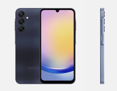 El Samsung Galaxy A25 en uno de sus tres colores de lanzamiento. (Fuente de la imagen: WinFuture & Roland Quandt)