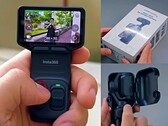 Insta360 Luna Ultra hands-on con la funda protectora.