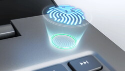 Botón de encendido con sensor de huellas dactilares (fuente de la imagen: Lenovo)
