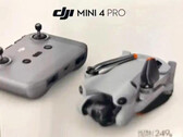 Embalaje de venta al público de DJI Mini 4 Pro. (Fuente de la imagen: @Quadro_News - editado)