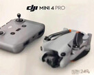 Embalaje de venta al público de DJI Mini 4 Pro. (Fuente de la imagen: @Quadro_News - editado)