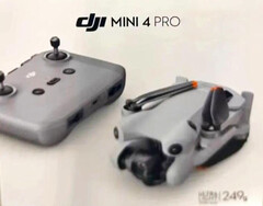 Embalaje de venta al público de DJI Mini 4 Pro. (Fuente de la imagen: @Quadro_News - editado)