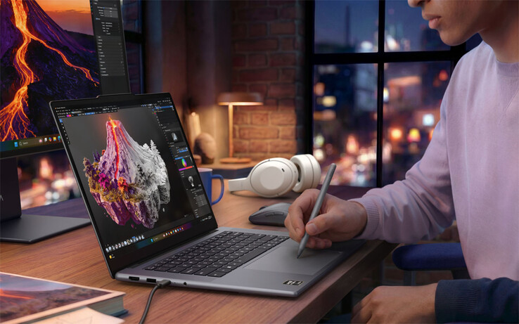 El trackpad háptico del ordenador portátil también sirve como una pequeña tableta de dibujo.