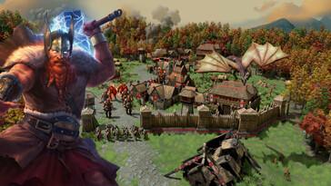 Una imagen que muestra a Thor en Age of Mythology: Retold.