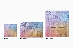 Apple ha utilizado tejido de interconexión de silicio para escalar el M1 para el M1 Pro y el M1 Max. (Imagen: Apple)