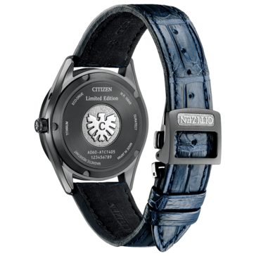 El reloj Citizen 30 Aniversario Eco-Drive con esfera de papel washi azul. (Fuente de la imagen: Citizen)