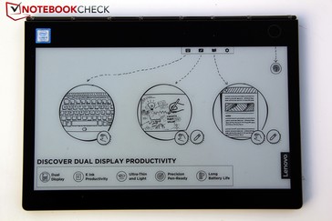 E-Ink: un teclado, una superficie para dibujar o escribir o un e-reader.