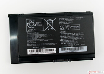 El Celsius H980 tiene una batería de 96 Wh