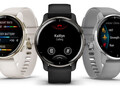 El Venu 2 Plus está disponible en tres colores. (Fuente de la imagen: Garmin)