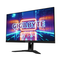 Los Gigabyte G24F y M28U tienen un aspecto similar, pero sólo este último tiene puertos HDMI 2.1. (Fuente de la imagen: Gigabyte)