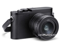 La Leica Q3 Monochrom no tiene el logotipo rojo de Leica (Fuente de la imagen: LeicaRumors)