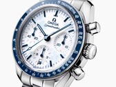 El Omega Speedmaster Milano Cortina 2026 presenta una esfera blanca barnizada (Fuente de la imagen: Omega)