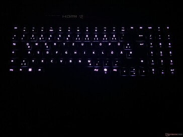 Iluminación del teclado