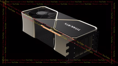 Han aparecido en Internet nuevos renders de la Nvidia Titan Ada (imagen vía Moore's Law is Dead)
