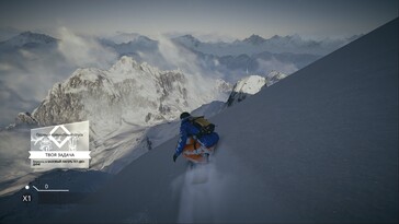 En la imagen: una captura de pantalla del juego Steep.