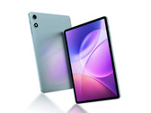 La P35 tiene una pantalla IPS de 10.1 pulgadas. En la imagen: una representación promocional que muestra la parte frontal y trasera de la tableta.