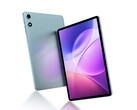 La P35 tiene una pantalla IPS de 10.1 pulgadas. En la imagen: una representación promocional que muestra la parte frontal y trasera de la tableta.