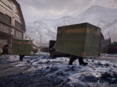 Dos jugadores a hurtadillas en el modo multijugador de Metal Gear Solid Delta Snake Eater Fox Hunt Fuente de la imagen Página web de Konami