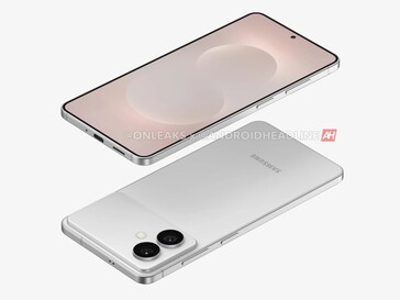 Render no oficial que muestra otro ángulo del rumoreado Galaxy S26 Edge. (Fuente de la imagen: OnLeaks vía Android Headlines)
