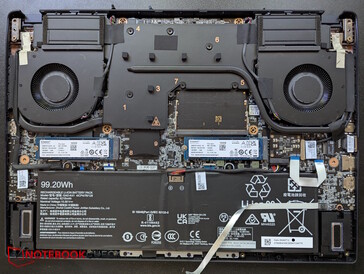 Sólo 2 ventiladores en lugar de 4 como en el Master 18