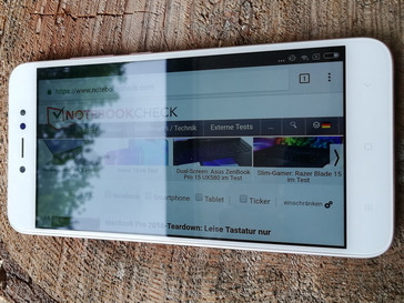 Xiaomo Redmi Note 5A Prime - uso en exteriores