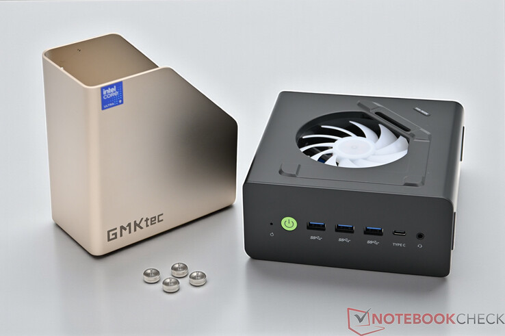 GMKtec EVO-T1 con cubierta metálica desmontada