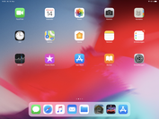 Pantalla de inicio de iOS 12 en el nuevo iPad Pro 12.9
