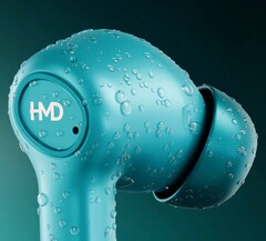 Los últimos auriculares de HMD Global están disponibles en plata y azul. (Fuente de la imagen: HMD Global)
