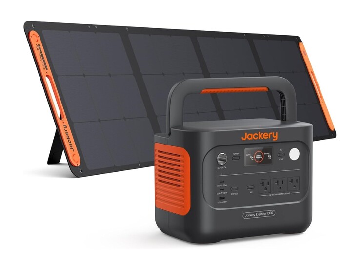 La Jackery Explorer 1000 V2 tiene una lámpara incorporada (Fuente de la imagen: Jackery)