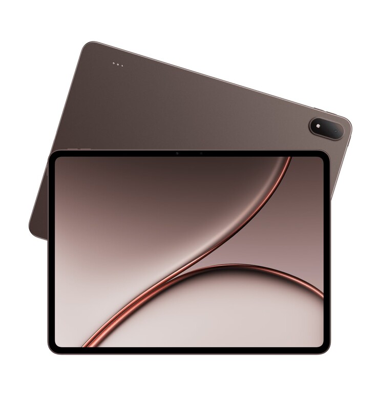 OnePlus Pad 3 Pro en color marrón oscuro.