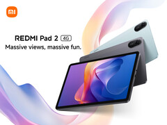 La Redmi Pad 2 estará disponible en al menos dos opciones de color en el momento de su lanzamiento. (Fuente de la imagen: Xiaomi)