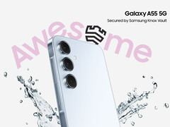 El Galaxy A55 es uno de los primeros smartphones de gama media de Samsung en recibir One UI 7 en cualquiera de sus formas. (Fuente de la imagen: Samsung)