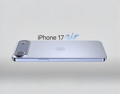 Ahora se rumorea que el iPhone 17 Air será bastante más caro que las predicciones anteriores. (Fuente de la imagen: 4RMD vía YouTube, editado)