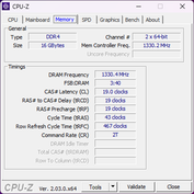 CPU-Z: Memoria