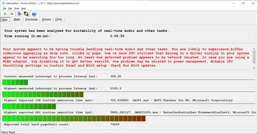 HP ZBook Firefly 15 G8 - LatencyMon (estadísticas)